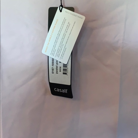 Casall Pink Short Sleeve Tee Shirt Size XS NWT - Picture 3 of 4